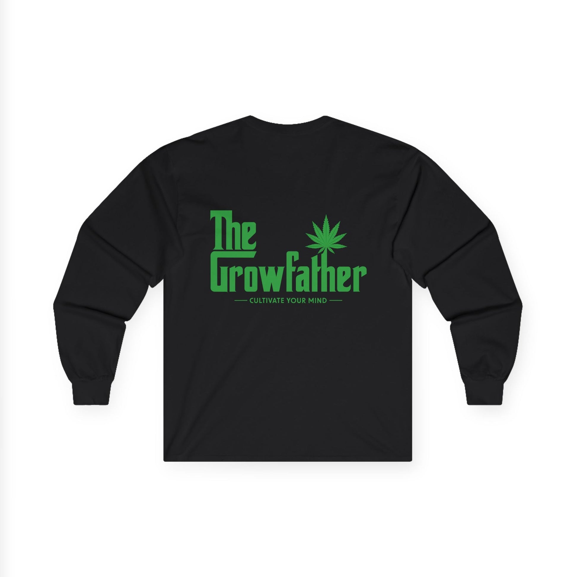 Growfather Vintage T Shirt Full Sleeves (Front & Back Print) Printify