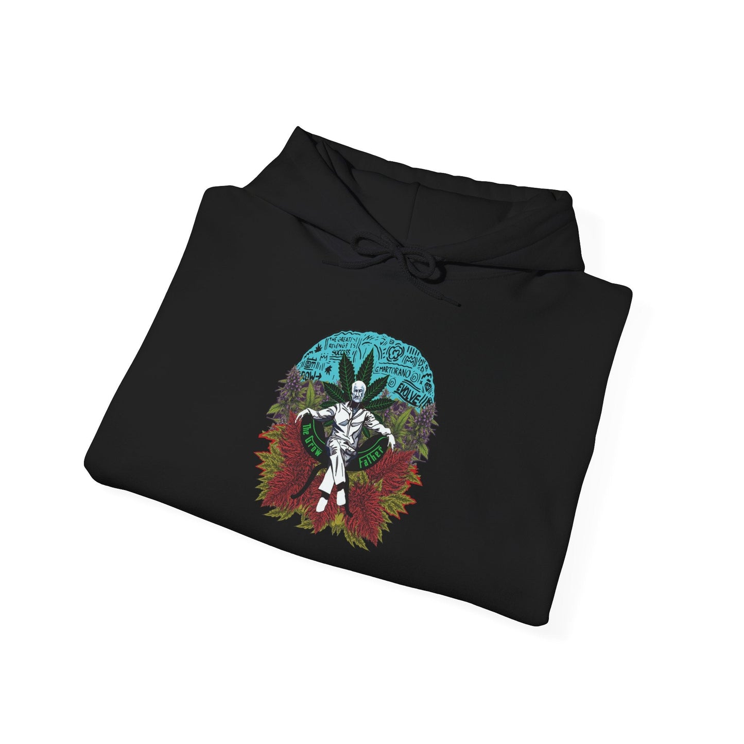 Growfather Vintage Hoodie (Front & Back Print) Printify