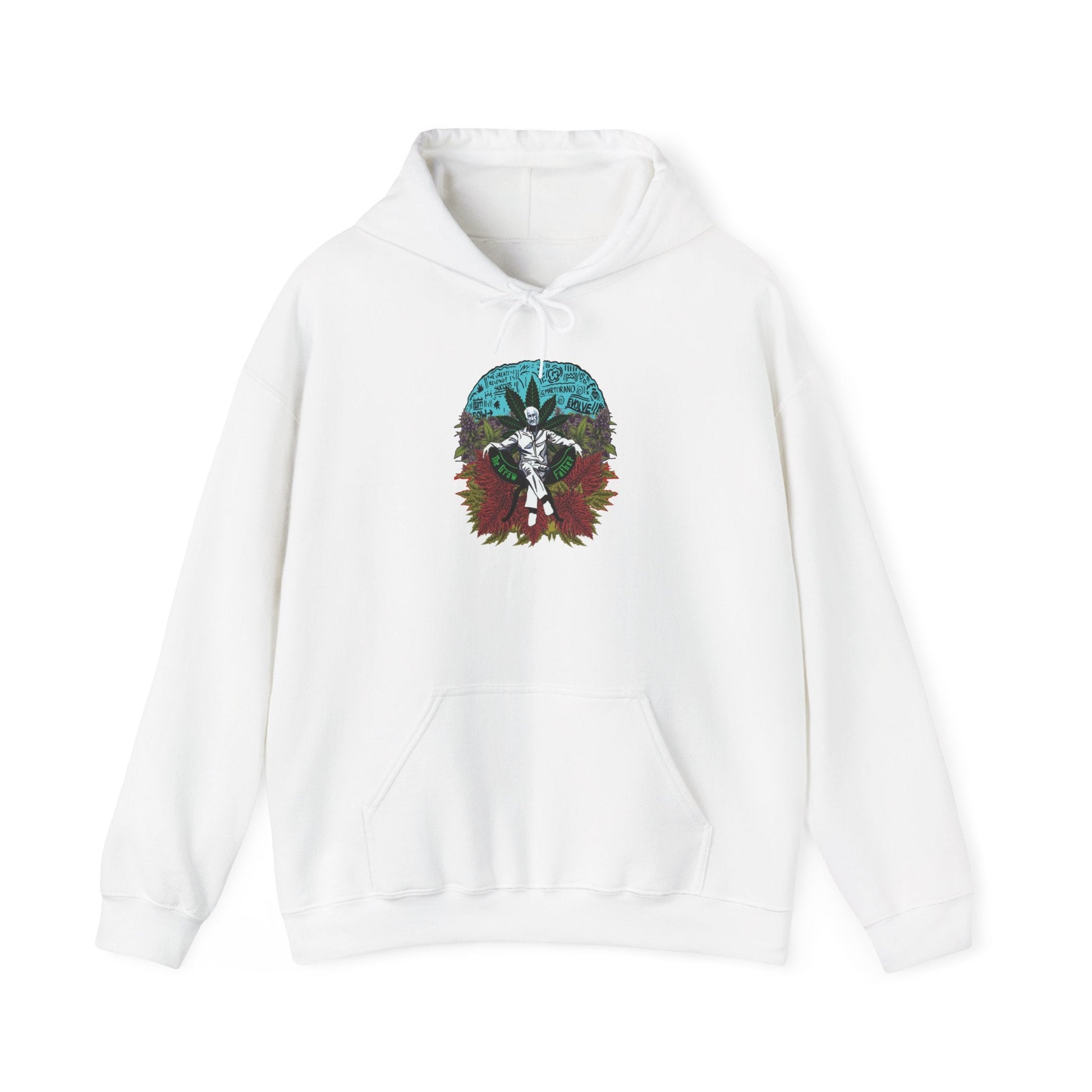 Growfather Vintage Hoodie (Front & Back Print) Printify