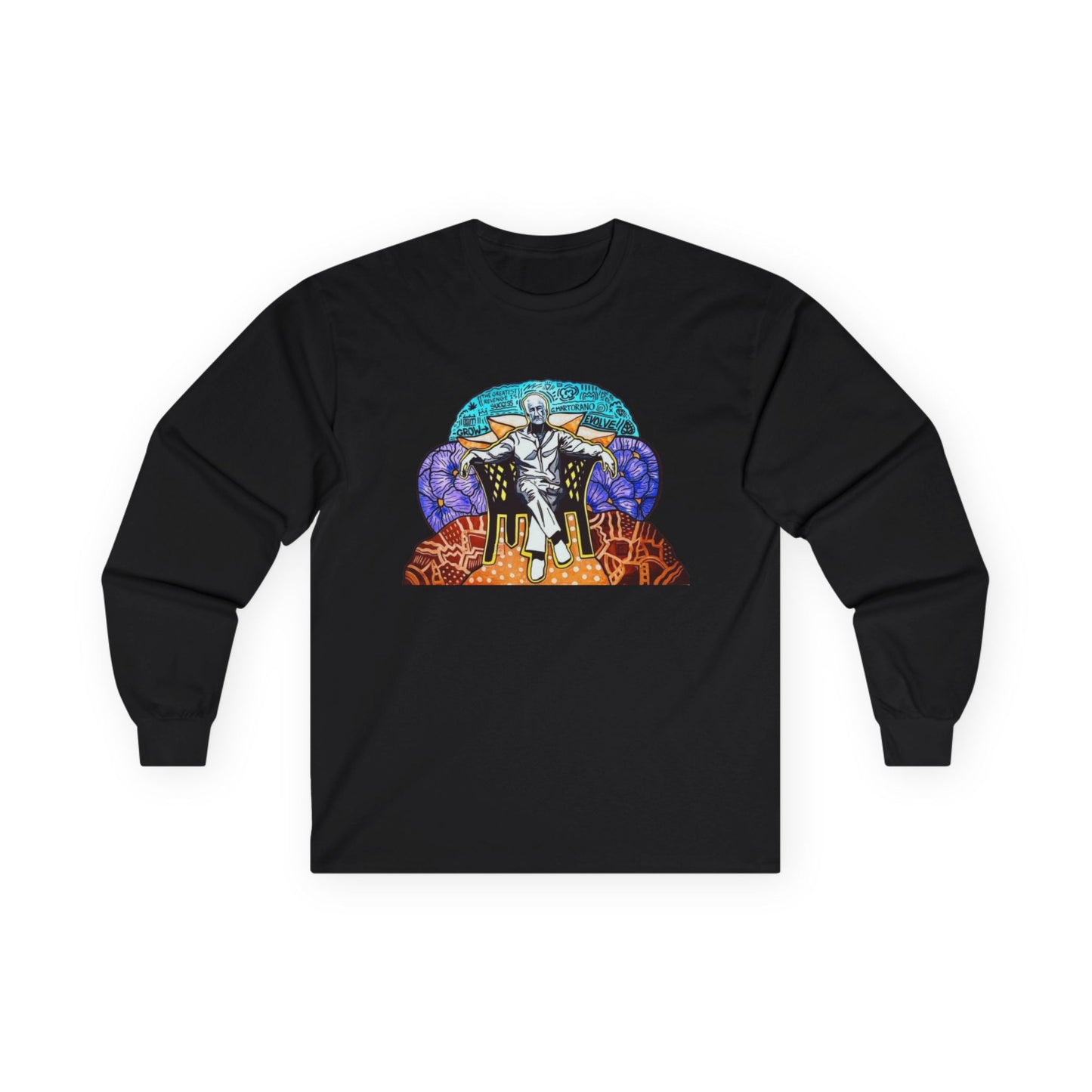 Growfather Premium T Shirt Full Sleeves (Front & Back Print) Printify