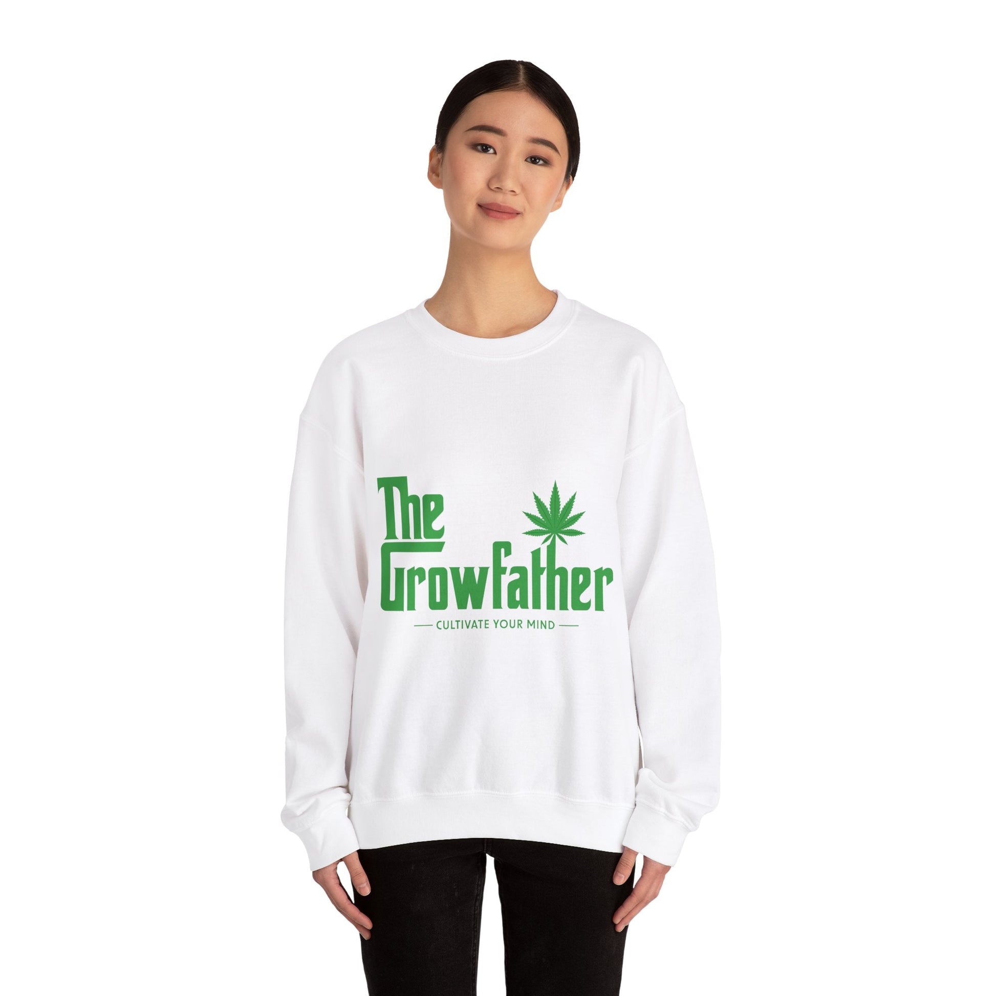Growfather Sweat Shirt (Front) Printify