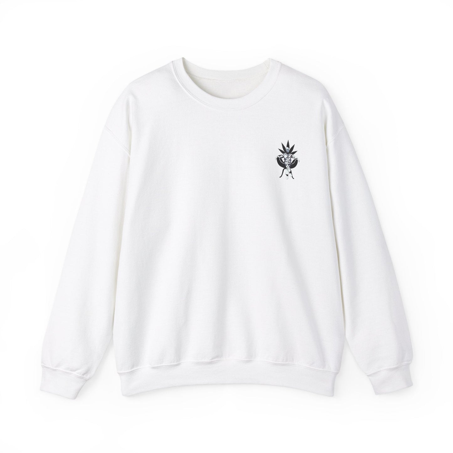 Growfather Botanical Sweat Shirt (White) Printify