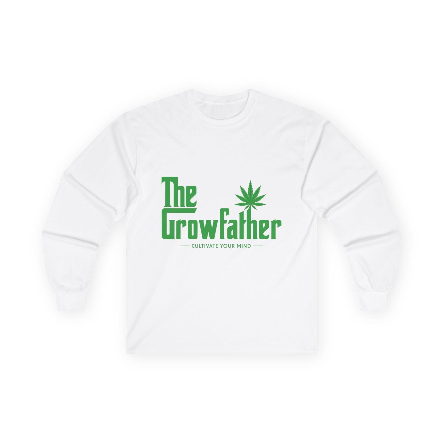 Growfather T Shirt Full Sleeves (Front) Printify