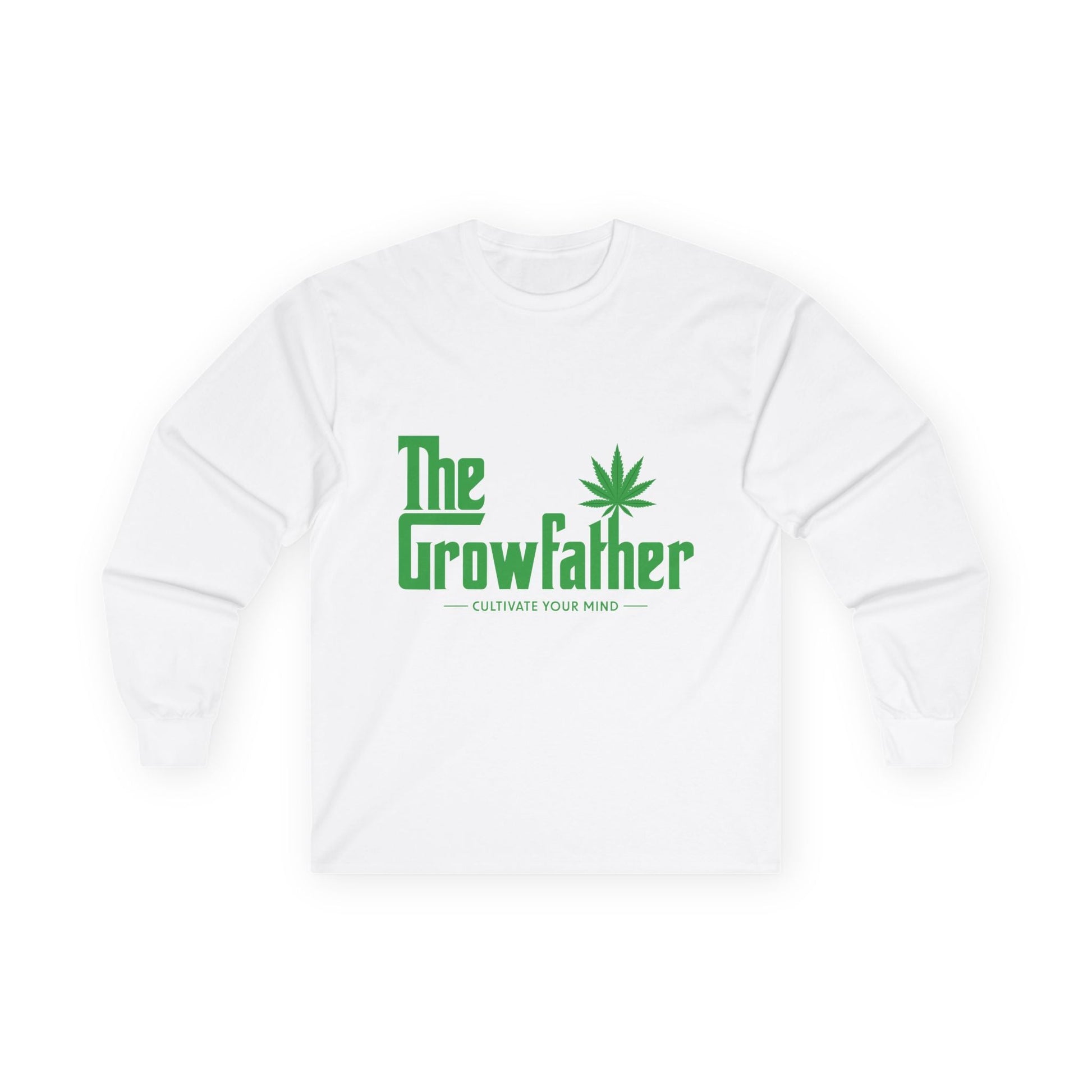 Growfather T Shirt Full Sleeves (Front) Printify