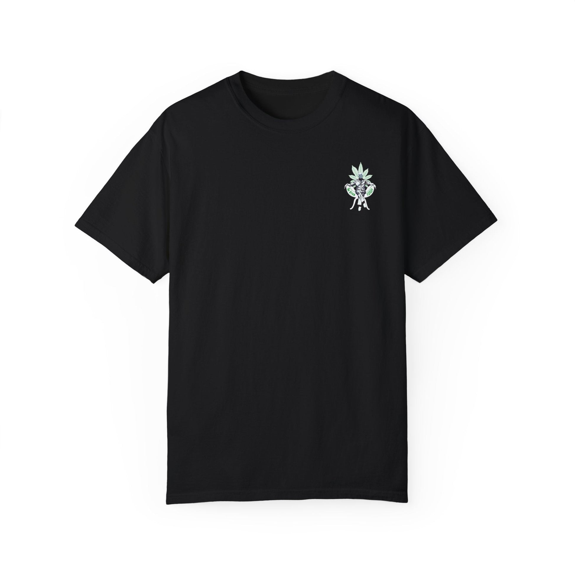 Growfather Botanical T Shirt (Black) Printify