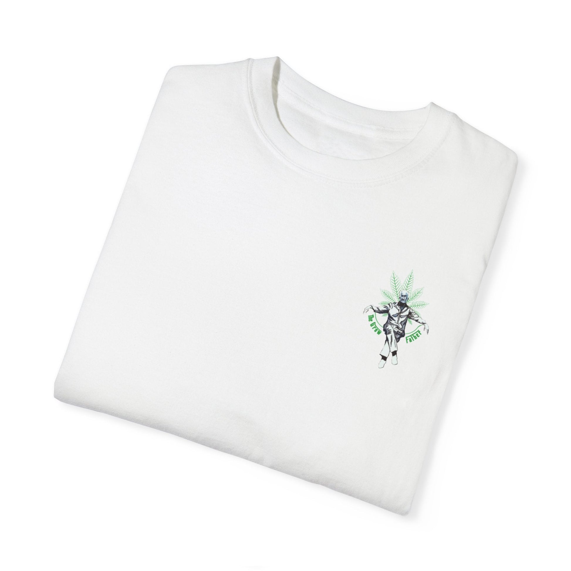 Growfather Botanical T Shirt (White) Printify