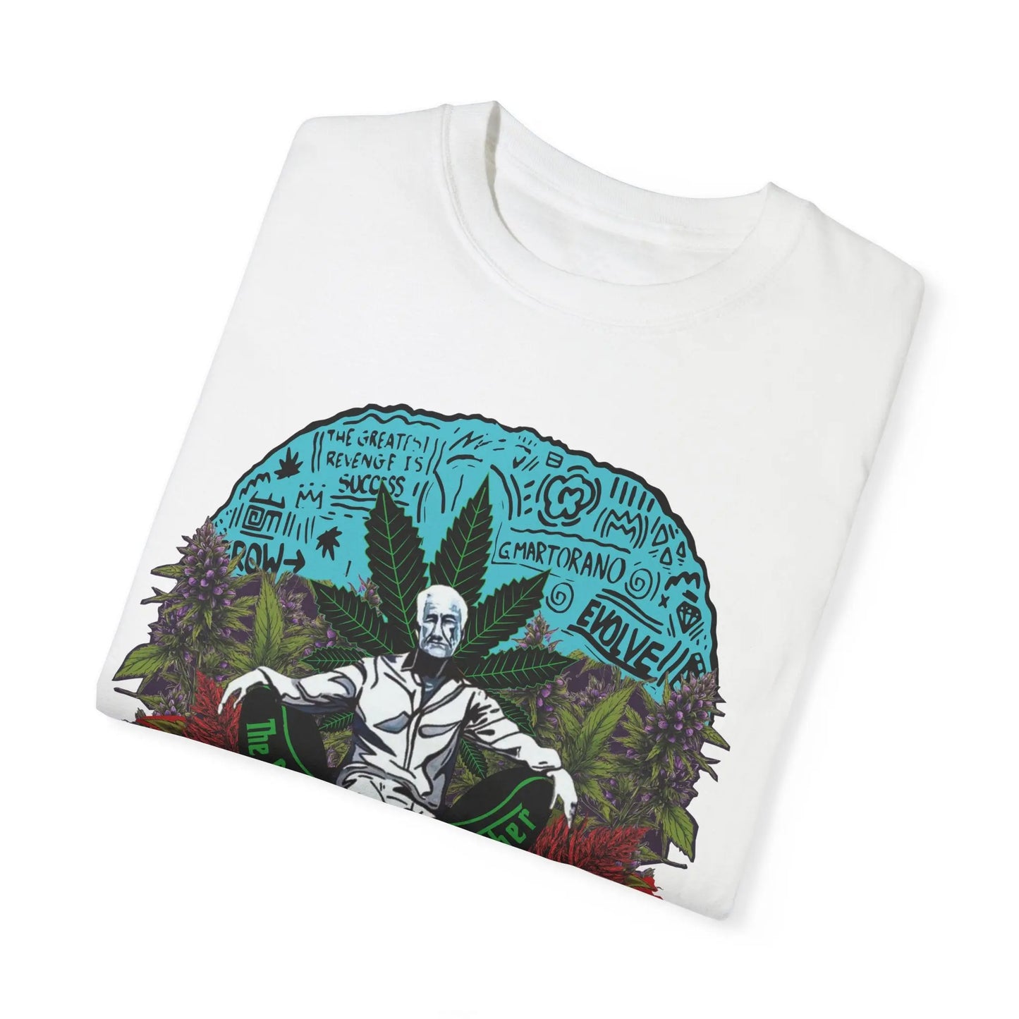 Growfather Vintage T Shirt (Front) Printify