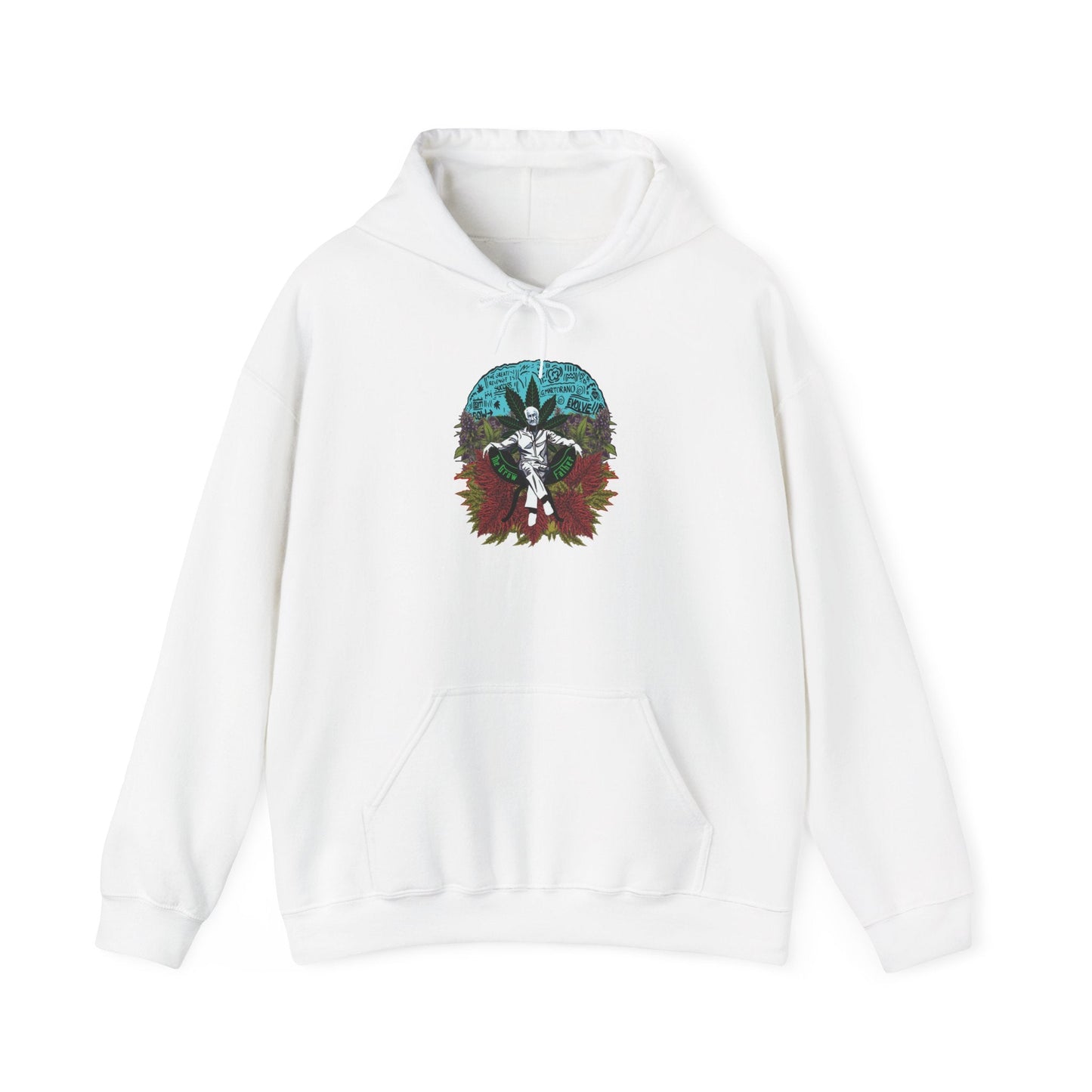 Growfather Vintage Hoodie (Front) Printify