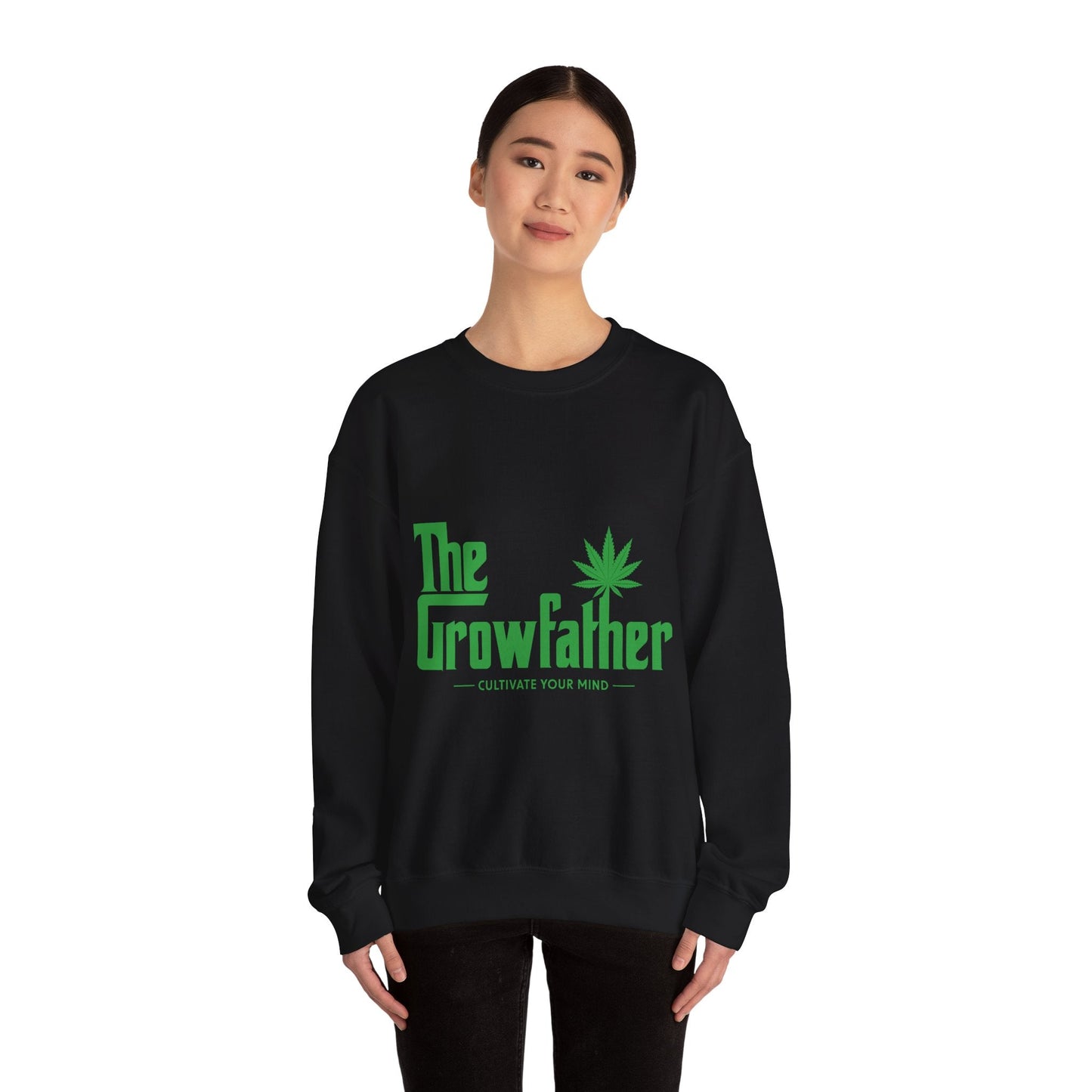 Growfather Sweat Shirt (Front) Printify