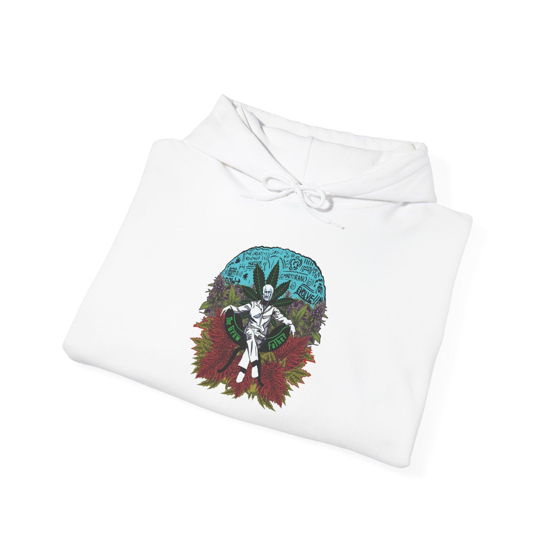 Growfather Vintage Hoodie (Front & Back Print) Printify