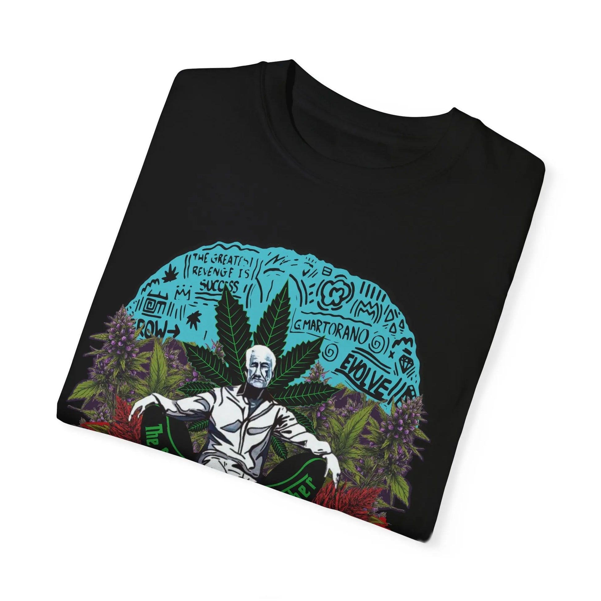 Growfather Vintage T Shirt (Front) Printify