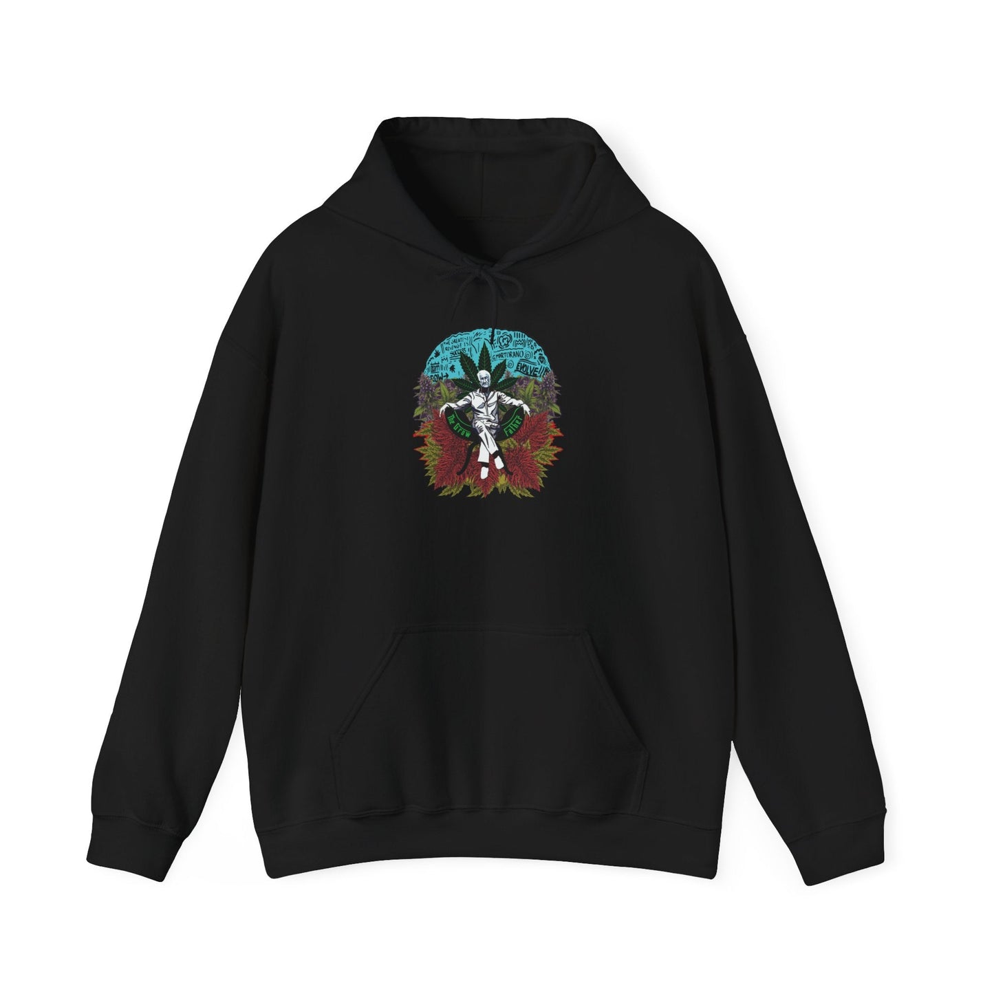 Growfather Vintage Hoodie (Front & Back Print) Printify