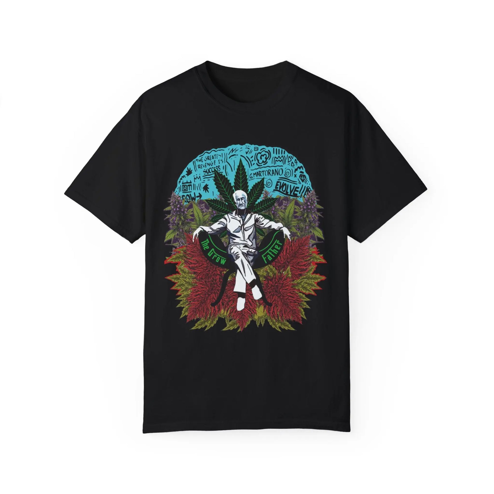 Growfather Vintage T Shirt (Front) Printify