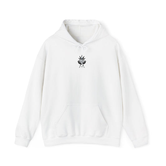 Growfather Botanical Hoodie (White) Printify
