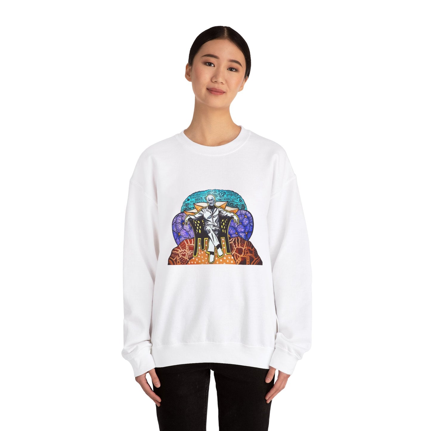 Growfather Premium Sweat Shirt (Front) Printify